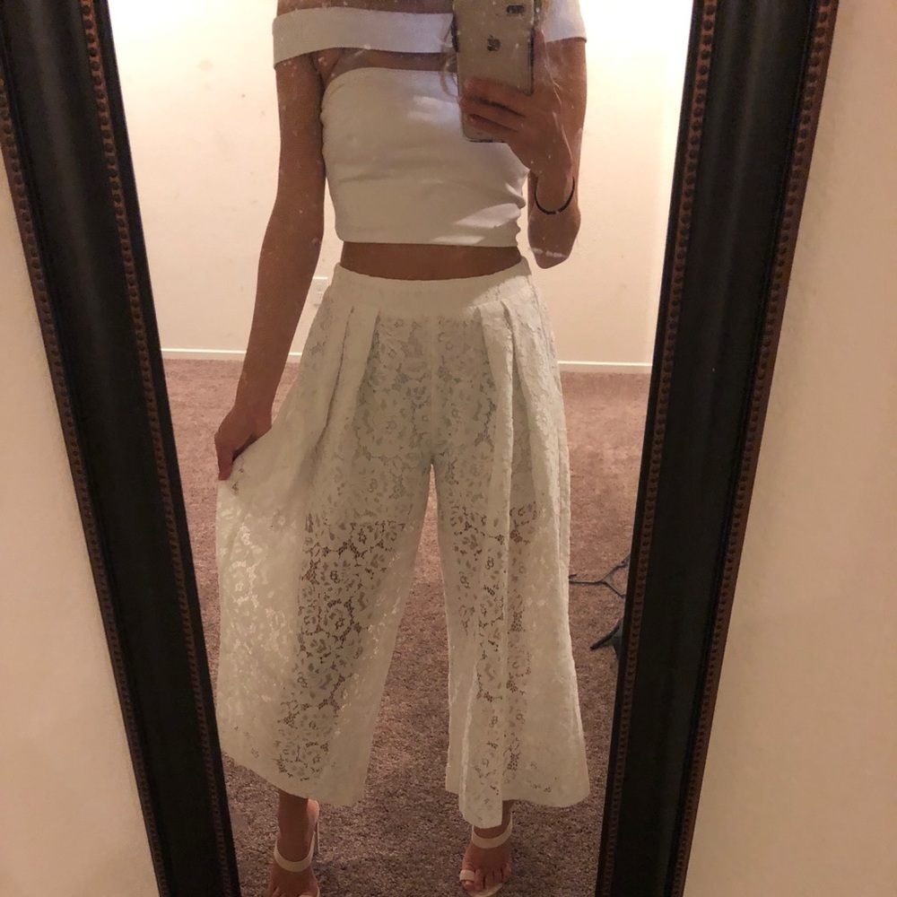 Floral Culotte pants